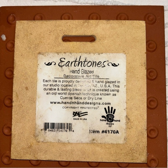 Arizona Earth tones Tile Made in USA Hand  Glazed Color Grand‎ Canyon Souvenir - Picture 5 of 7